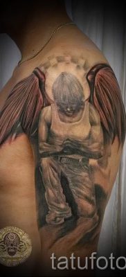fotó egy bukott angyal tetoválásról a tetoválás jelentéséről szóló cikkhez - tatufoto.ru - 3
