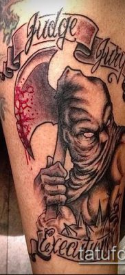 fotó hóhér tetoválásról (jelentése) - példa egy érdekes tetoválórajzra - 013