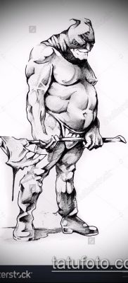 fotó hóhér tetoválásról (jelentése) - példa egy érdekes tetoválórajzra - 006