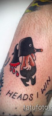 fotó hóhér tetoválásról (jelentése) - példa egy érdekes tetoválási rajzra - 004