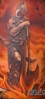 fotó hóhér tetoválásról (jelentése) - példa egy érdekes tetoválási rajzra - 043