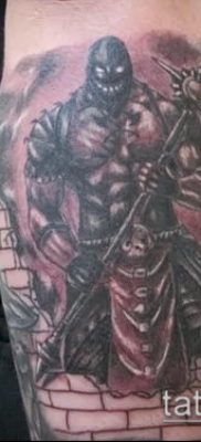 fotó hóhér tetoválásról (jelentése) - példa egy érdekes tetoválási rajzra - 042