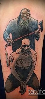 fotó hóhér tetoválásról (jelentése) - példa egy érdekes tetoválási rajzra - 039