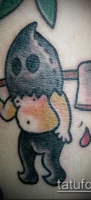 fotó hóhér tetoválásról (jelentése) - példa egy érdekes tetoválórajzra - 031