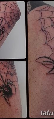 fotó a pókháló tetoválásról a könyökön, dátum: 2018.02.06., 003 - tetováló pókháló a könyökön -