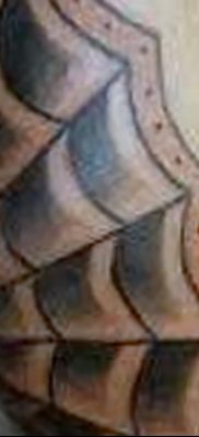 fotó a pókháló tetoválásról a könyökön, kelt 2018.02.06. №054 - tetováló pókháló a könyökön -