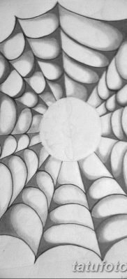 fotó a pókháló tetoválásról a könyökön, keltezett 2018.02.06. №081 - tetováló pókháló a könyökön -