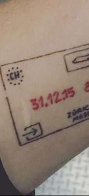 fotó tetoválás pecsét kelt 2017. 12. 30 -án №036 - tetoválás pecsét -