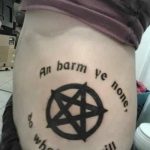 fotó egy pentacle tetoválásról, 2018. 06. 20. №135 - tetováló pentacle -