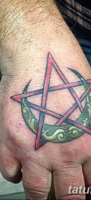 fotó egy pentacle tetoválásról, 2018. 06. 20. №130 - tetováló pentacle -