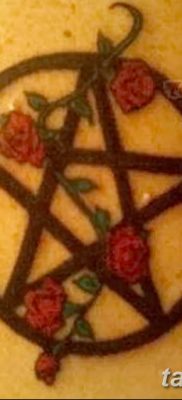 fotó egy pentacle tetoválásról, 2018. 06. 20. №127 - tetováló pentacle -