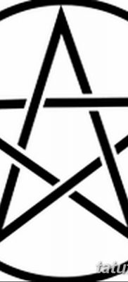 fotó egy pentacle tetoválásról, 2018. 06. 20. №098 - tetováló pentacle -