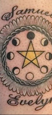 fotó egy pentacle tetoválásról, 2018. 06. 20 -án, 005 - tetováló pentacle -