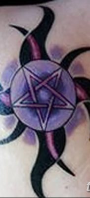 fotó egy pentacle tetoválásról, 2018. 06. 20. №029 - tetováló pentacle -