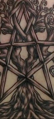 fotó egy pentacle tetoválásról, 2018. 06. 20. №045 - tetováló pentacle -