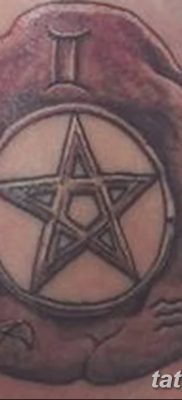fotó egy pentacle tetoválásról, kelt 2018. 06. 20. №046 - tetováló pentacle -