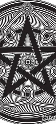 fotó egy pentacle tetoválásról, 2018. 06. 20. №050 - tetováló pentacle -