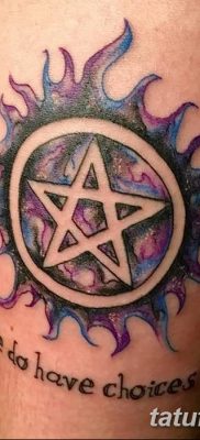 fotó egy pentacle tetoválásról, 2018. 06. 20. №053 - tetováló pentacle -