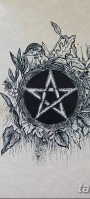fotó egy pentacle tetoválásról, kelt 2018. 06. 20. №056 - tetováló pentacle -
