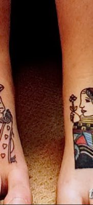 fotó tetoválás kártya királynő kelt 2017.10.21. №022 - tetoválás kártya királynő