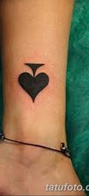 fotó tetoválás játékkártya királynő kelt 2017.10.21. №020 - tetoválás kártya királynő