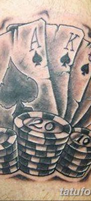 fotó tetoválás játékkártya királynő kelt 2017.10.21. №018 - tetoválás kártya királynő