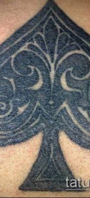 fotó a tetováló ász ásójáról (Tattoo) (érték) - példa rajz - 063