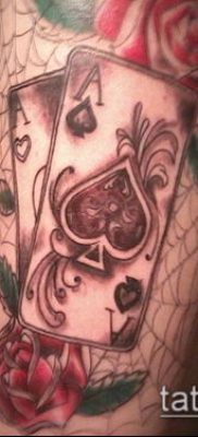 fotó a tetováló ász ásójáról (Tattoo) (érték) - példa rajz - 061