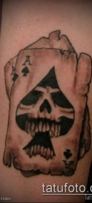 fotó a tetováló ász ásójáról (Tattoo) (érték) - példa rajz - 046
