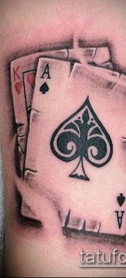 fotó a tetováló ász ásójáról (Tattoo) (érték) - példa rajz - 008