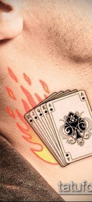 fotó a tetováló ász ásójáról (Tattoo) (érték) - példa rajz - 004