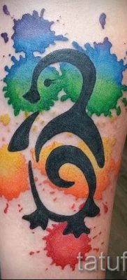 fotó a pingvin tetoválásról a pingvin tetoválás jelentéséről szóló cikkhez - tatufoto.ru - 20