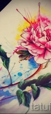 a bazsarózsa tetoválás jelentése lányoknak - fényképes példa a tetoválásra 15052016 -ból 5