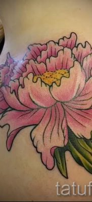 Japanische Tattoo -Pfingstrose Wert - Foto Beispiel der Tätowierung 15052016 2