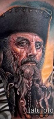 fotó egy kalóz tetoválásról (jelentése) - példa egy érdekes tetoválási rajzra - 053