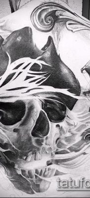 fotó egy kalóz tetoválásról (jelentése) - példa egy érdekes tetoválási rajzra - 052