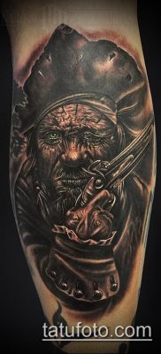 fotó egy kalóz tetoválásról (jelentése) - példa egy érdekes tetoválási rajzra - 018