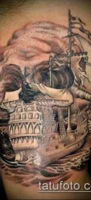 fotó egy kalóz tetoválásról (jelentése) - példa egy érdekes tetoválási rajzra - 005