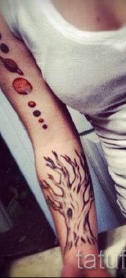 Fényképes példa a bolygótetoválásról a bolygótetoválás jelentését bemutató cikkhez - tatufoto.ru - 38