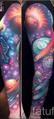 A bolygótetoválás fényképes példája a bolygótetoválás jelentését bemutató cikkhez - tatufoto.ru - 25