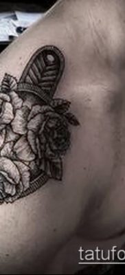 fotó tetoválás epaulett (érték) - példa rajz - 046