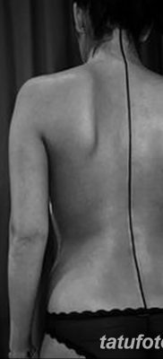 fotó tetoválás egyenes vonal (szalag) kelt 2017.08.11. №113 - Egyenes vonalú tetoválás