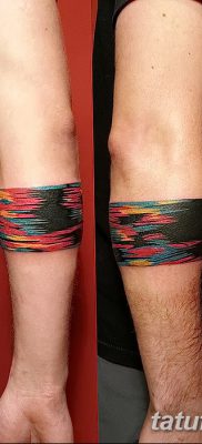 fotó tetoválás egyenes vonal (szalag) kelt 2017.08.11. №116 - Egyenes vonalú tetoválás