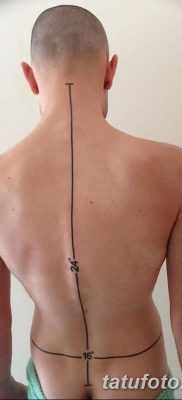 fotó tetoválás egyenes vonal (szalag) kelt 2017.08.11. №123 - Egyenes vonalú tetoválás