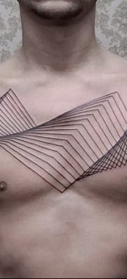 fotó tetoválás egyenes vonal (szalag) kelt 2017.08.11. №130 - Egyenes vonalú tetoválás