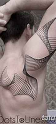 fotó tetoválás egyenes vonal (szalag) kelt 2017.08.11. №132 - Egyenes vonalú tetoválás