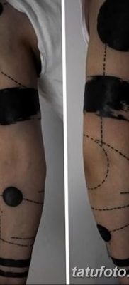 fotó tetoválás egyenes vonal (szalag) kelt 2017.08.11. №138 - Egyenes vonalú tetoválás