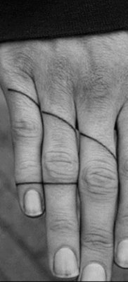 fotó tetoválás egyenes vonal (szalag) kelt 2017.08.11. №167 - Egyenes vonalú tetoválás