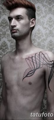 fotó tetoválás egyenes vonal (szalag) kelt 2017.08.11. №171 - Egyenes vonalú tetoválás