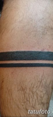 fotó tetoválás egyenes vonal (szalag) kelt 2017.08.11. №007 - Egyenes vonalú tetoválás